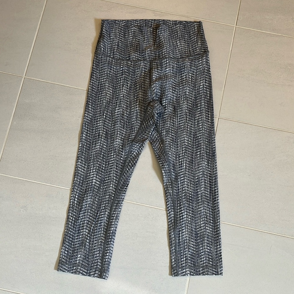 Lululemon wunder under high rise knit luon leggings